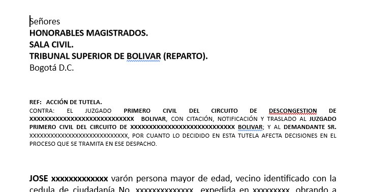 MODELO DE ACCION DE TUTELA CONTRA PROVIDENCIA JUDICIALES/ Para los abogados litigantes que nos gusta dar la batalla hasta el final.
docs.google.com/document/d/1Qo…