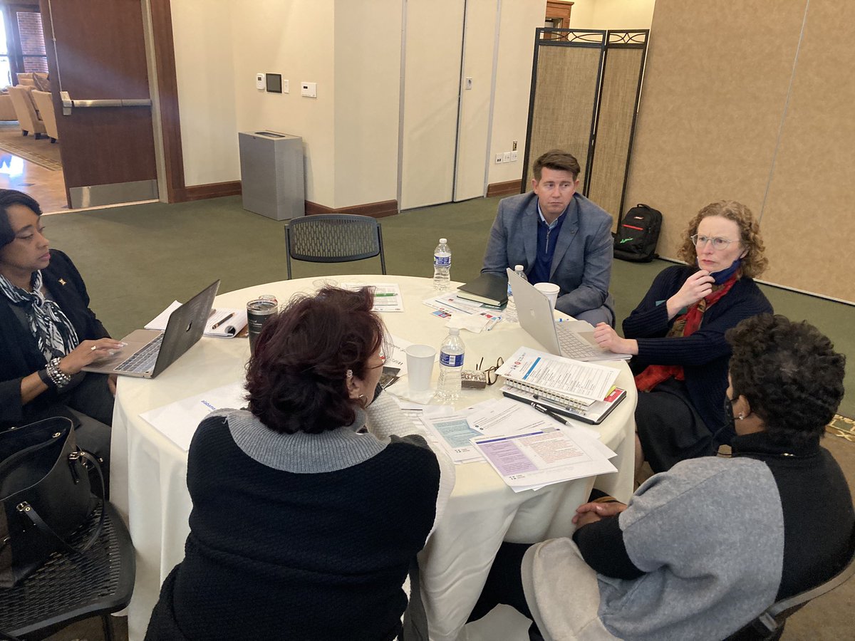 AlyshaWrites's tweet photo. Feeling so invigorated by the 9 IHE Breakout Groups discussing specific data needed to inform &amp; improve #adultlearner services and translating today’s insights into action! #ReEngageAL (11/#) https://t.co/1SC1fmpkVf