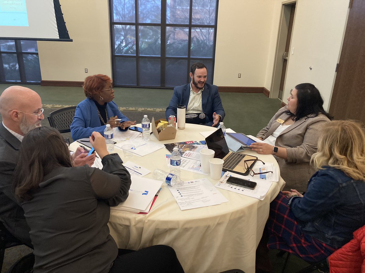 AlyshaWrites's tweet photo. Feeling so invigorated by the 9 IHE Breakout Groups discussing specific data needed to inform &amp; improve #adultlearner services and translating today’s insights into action! #ReEngageAL (11/#) https://t.co/1SC1fmpkVf