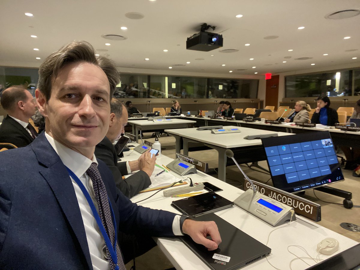 CJacobucci's tweet photo. First #ACABQ meeting of the winter session.

During the next 15 weeks we will mainly discuss human resources, accountability and the budget of Peace Keeping Operations 🇺🇳 https://t.co/abaBghtVHe