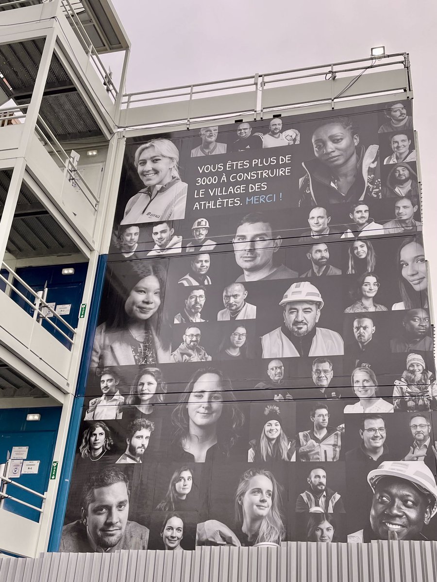 Toute l’équipe de la ⁦<a href="/cnsj_fr/">Coordination nationale sécurité des JOP 2024</a>⁩ s’est rendue aujourd’hui sur le site du futur village olympique. Un chantier unique qui avance vite et dans les délais. Bravo la ⁦<a href="/SOLIDEO_JOP/">SOLIDEO</a>⁩ et merci pour l’accueil #Paris2024