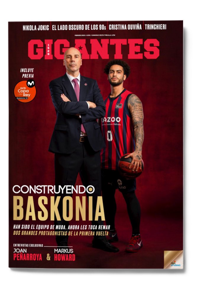 GIGANTESbasket's tweet image. 🚨 PORTADA FEBRERO: 𝐂𝐨𝐧𝐬𝐭𝐫𝐮𝐲𝐞𝐧𝐝𝐨 𝐁𝐚𝐬𝐤𝐨𝐧𝐢𝐚 🚨

🌟Entrevistas exclusivas a Joan Peñarroya y Markus Howard.

💣¡RT este tweet y entra directo en el sorteo de una camiseta FIRMADA por MARKUS HOWARD!

🛒Reserva ya: bit.ly/3QZXMQt