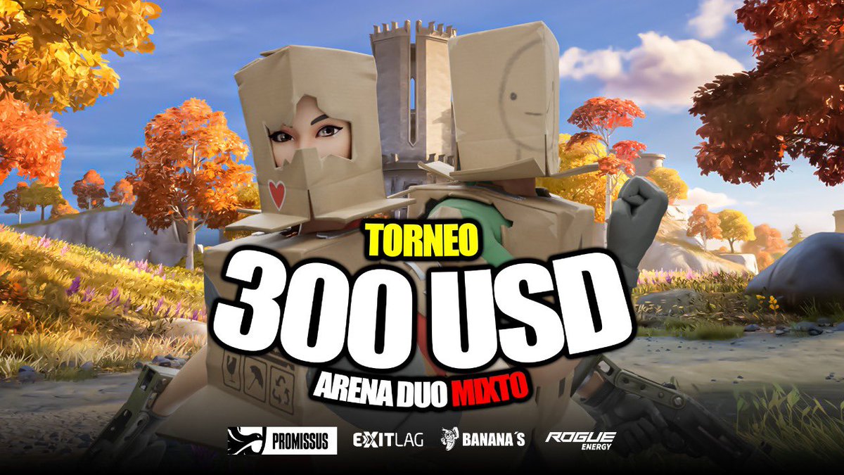 PromissusEspor1's tweet image. Hola hermosa comunidad de Promissus! Nos complace anunciarles nuestro primer torneo oficial de Fortnite fr @GraShellz como especial de San Valentín!! Invita a tu amiga/amigo/pareja y disfruta de jugar buenas partidas juntos!!
#Fortnite #fortnitenews #fortniteduos