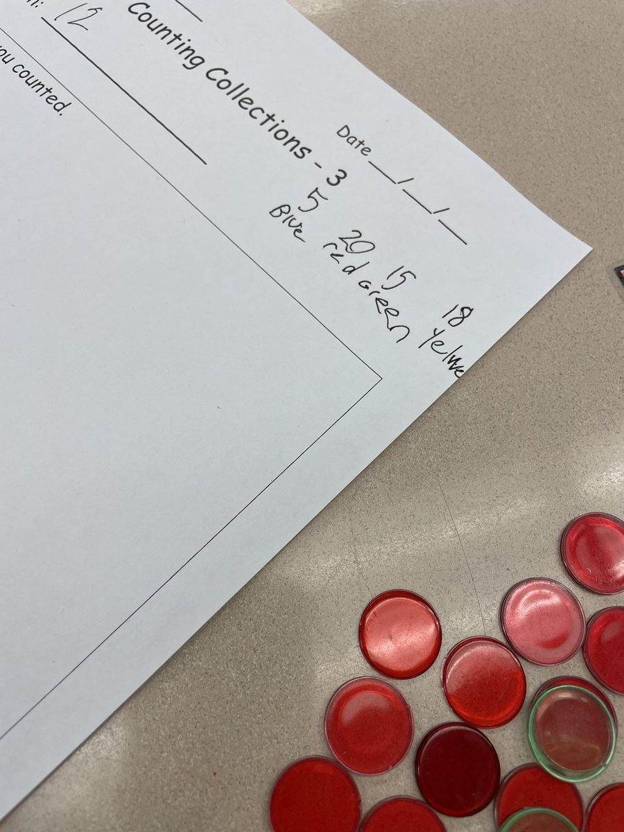 MrsCampuzano2's tweet image. Counting collections for the third time this year! And this time, I upped the stakes after @AIU3MSC #countingcollections #iteachmath