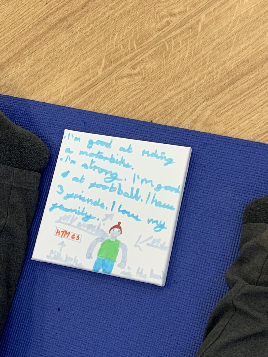 OJA_Brumby's tweet image. Another fabulous session this week for our ‘Creating Calm’ group as they explore new techniques and activities that help with relaxation and self regulation through our Family Hub courses #creatingcalm #familyhub