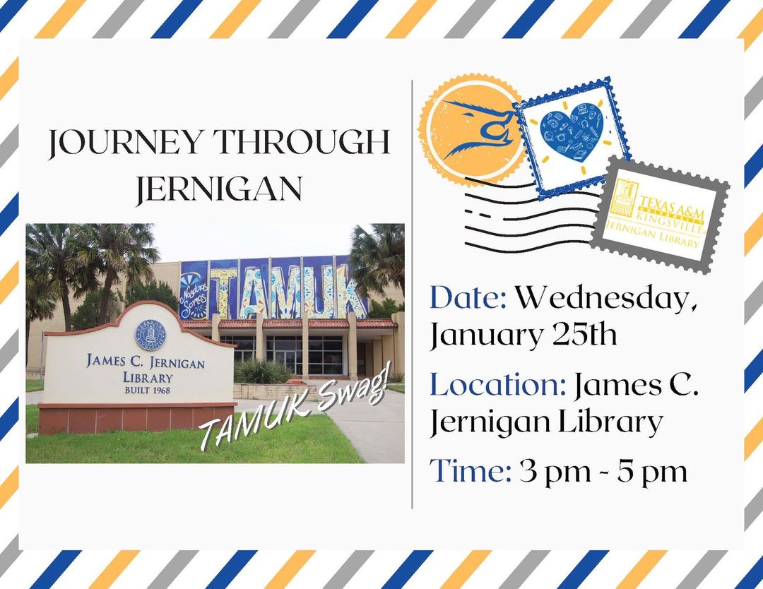 tamuksta's tweet photo. We are a stop on this journey! It will be a cool opportunity to meet the people who work in the library and learn about different services offered. Plus free stuff! https://t.co/tkFbM7uZcf