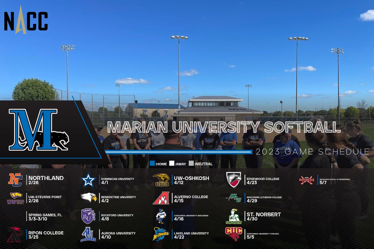 Marian University Softball tweet media