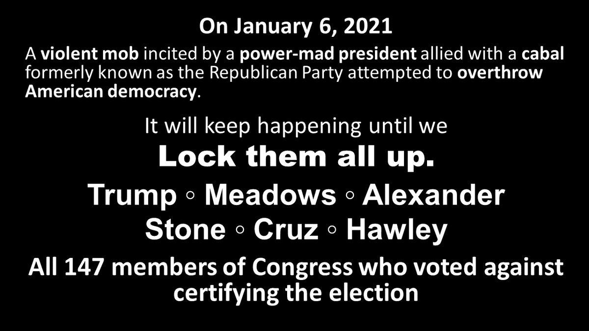 rojawi's tweet photo. @SenTedCruz #January6th
5 people died as a direct result; 4 police officers committed suicide in the months following
$2.7 million in property damage
Legislators' and VP's lives threatened
Democratic process threatened
Reputation of US tarnished in the eyes of the world
#ResignTed https://t.co/kPz5SbwJBW