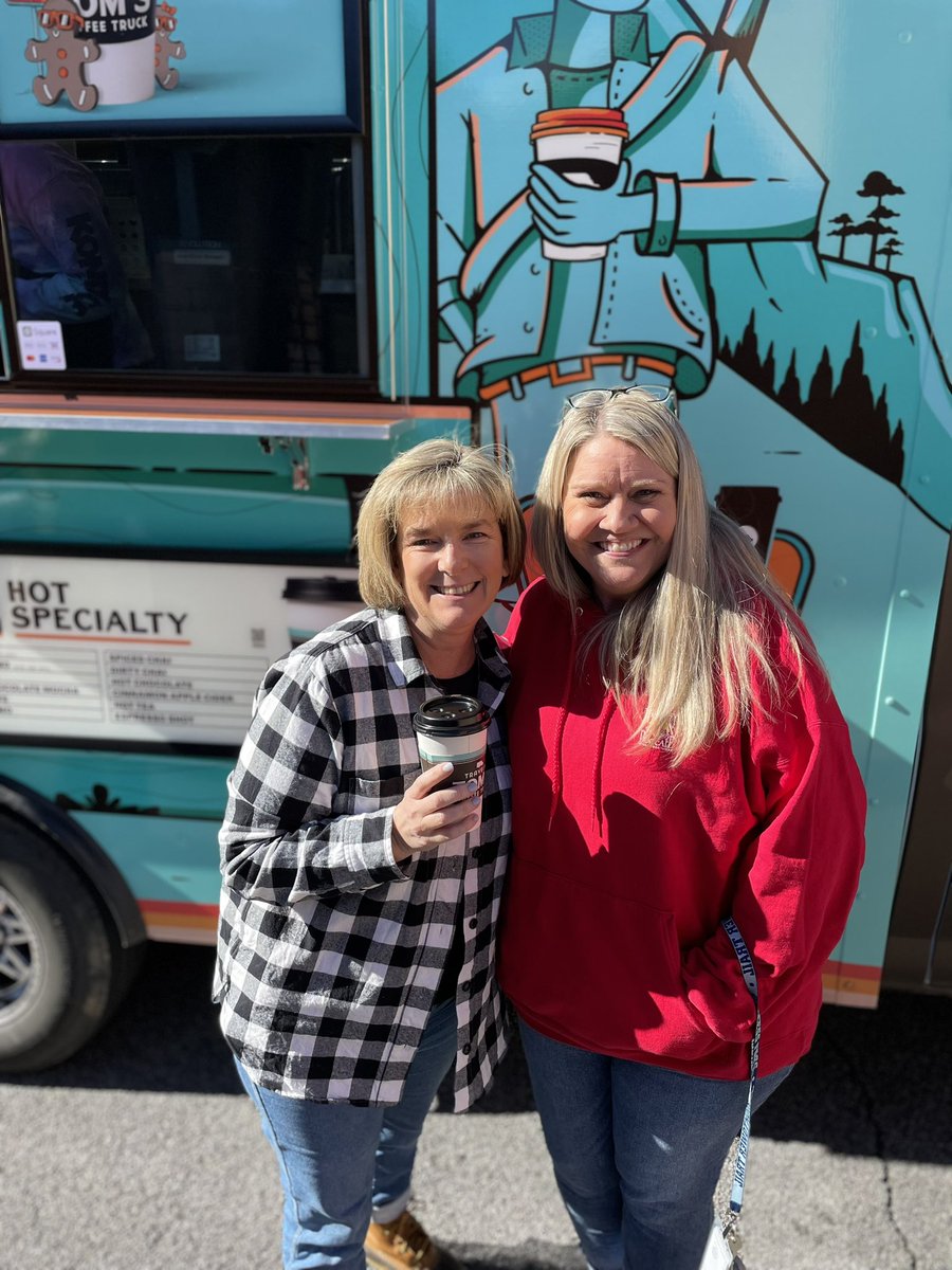 HTMSCobb's tweet photo. A big thank you to Tom’s Travelin’ Coffee Truck for treating our teachers today! @PrincipalPolk https://t.co/spEiWDJcin