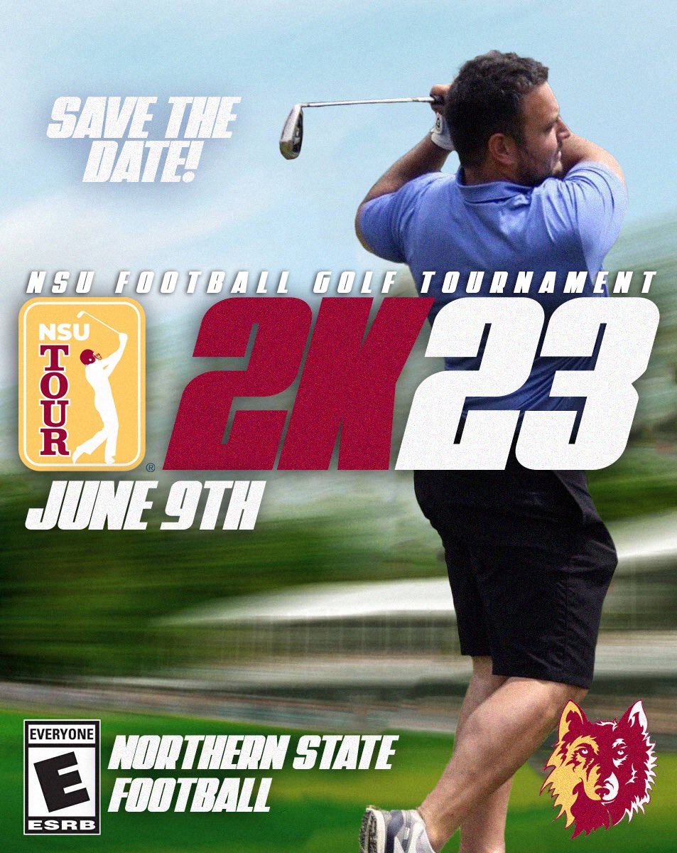SAVE THE DATE ⛳️

The NSU Football Golf Tournament returns on June 9th, 2023.

#GoWolves🐺