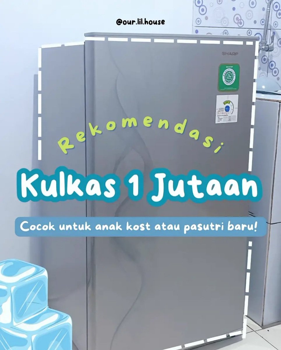 Sosmedrecehh's tweet photo. Rekomendasi Kulkas 1 jutaan!

Pas Buat Anak Kost &amp; Pengantin Baru!

- A Thread - https://t.co/mB9rien4wN