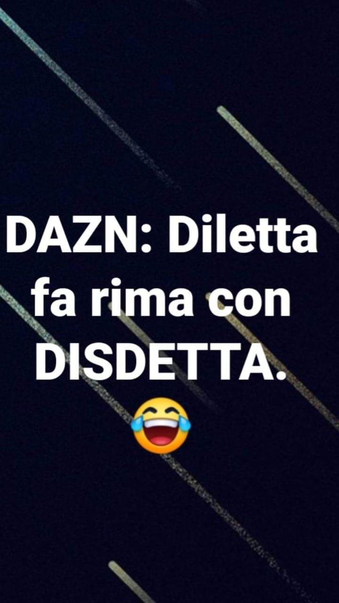 PunkRockTwit's tweet photo. @DilettaLeotta 
Un pò fa ridere dai...
#dazn #DisdettaDaznSky #disdetta https://t.co/tWhfTQWINY