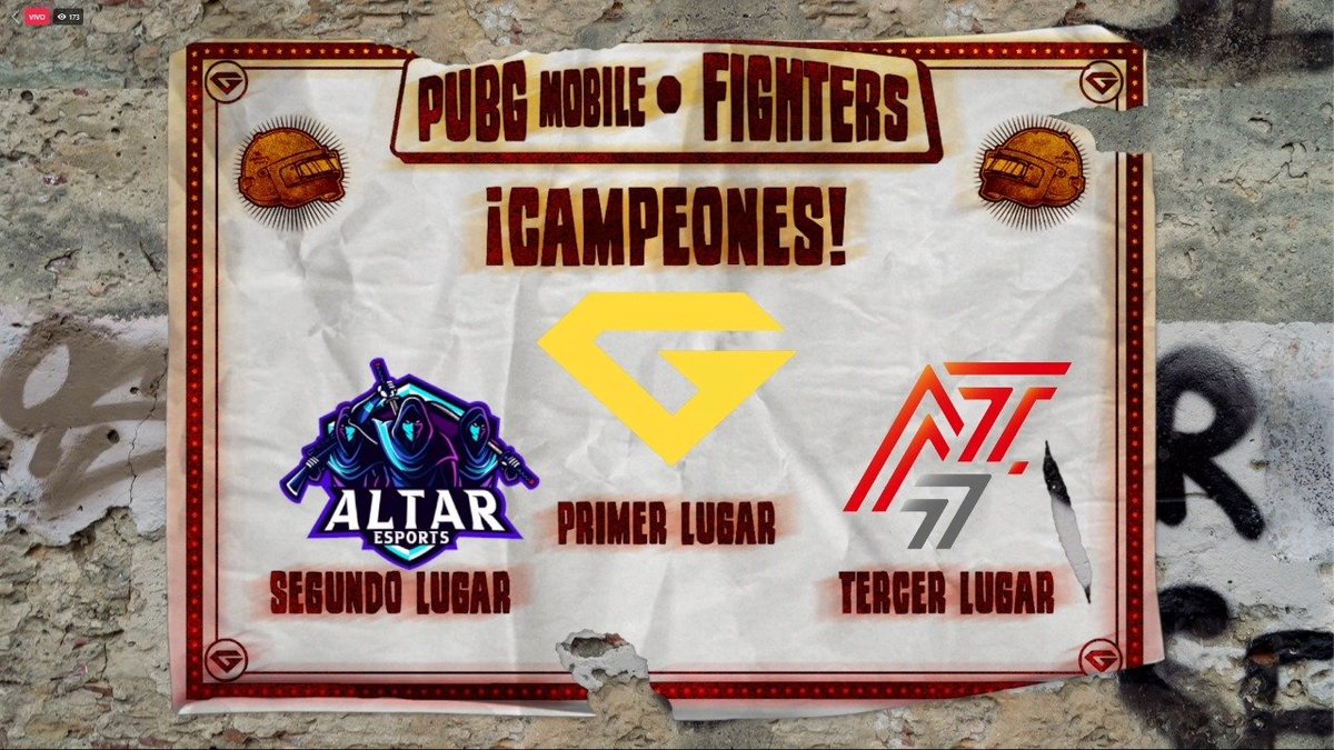 Un segundo lugar con sabor a primero después de llevarnos 2 de 4 mapas en PUBG Mobile.
Nuestra escuadra se abre camino para convertirse en las nuevas estrellas de la escena 🍗

¡¡¡VAMOS POR MÁS JUNTOS!!!
#AltarOnTop 🛐
