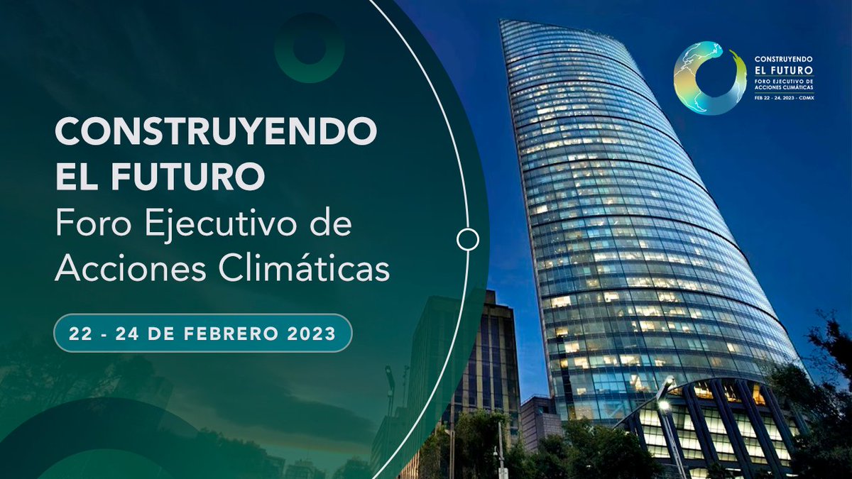 📆⏰🪷SAVE THE DATE!!!!!
Se hace la atenta invitación a participar en la primera edición de CONSTRUYENDO EL FUTURO: Foro Ejecutivo de Acciones Climáticas, organizado por <a href="/SUME_Mexico/">SUMe</a>, informate como participar!
Info:
⏰22-24 Feb
🇲🇽CDMX
Link:construyendoelfuturo.mx