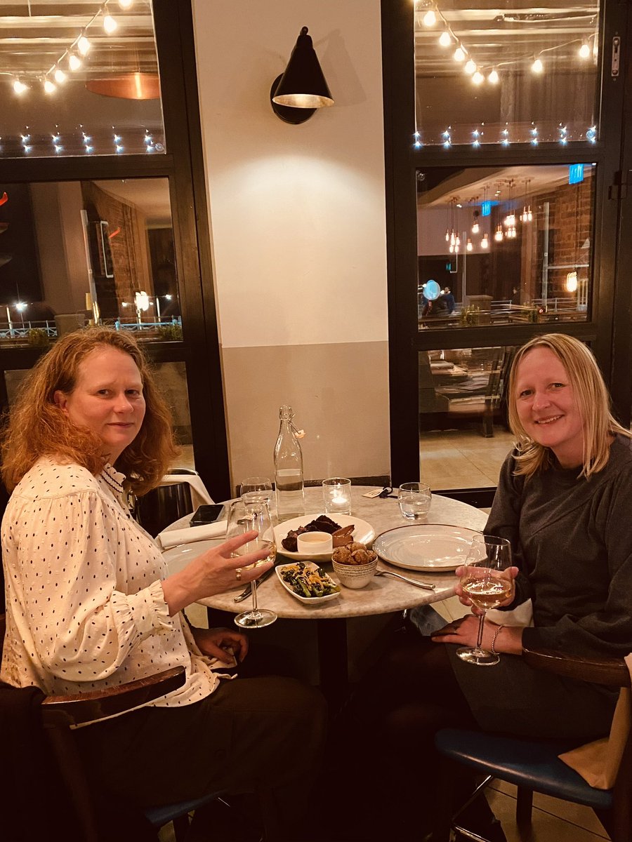 Always great spending an evening with @nicolajanesharp sharing ideas, I always learn something new thank you