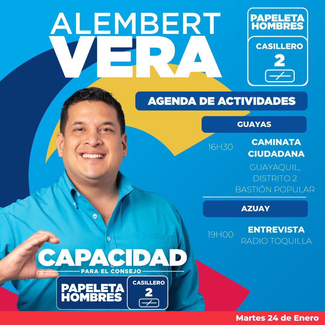 alembertveraec's tweet photo. #ParticipandoAndo
¡Martes y seguimos activos!
Seguimos recorriendo el Ecuador🇪🇨 
Acompáñenme en esta tarde de actividades✌🏼2️⃣💙
#TuSabesQueEstabamosMejor https://t.co/diQwTU8tAP