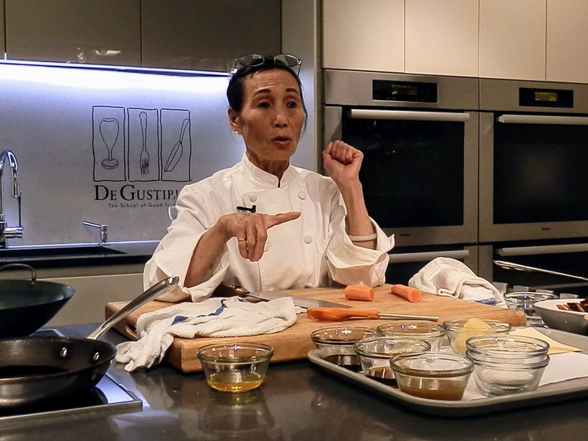 We lost another great chef: Eileen Yin-Fei Lo, who helped Americans cook authentic Chinese food, passed away on Nov. 13 at age 85. Ms. Lo wrote 11 cookbooks, won a James Beard Award, and taught at De Gustibus Cooking School multiple times. And she will be missed.