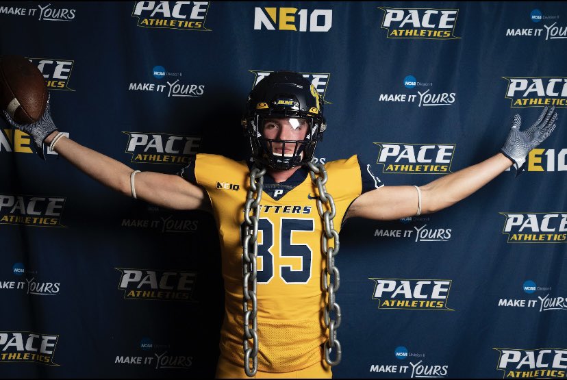 derekvarleyy's tweet photo. Had a great time up in Pleasantville NY last weekend! Thank you @PaceUFootball1 for having me! @Ground_2_Pads @CoachCGD @Coach_Duff1 https://t.co/dC7XAqmXvG