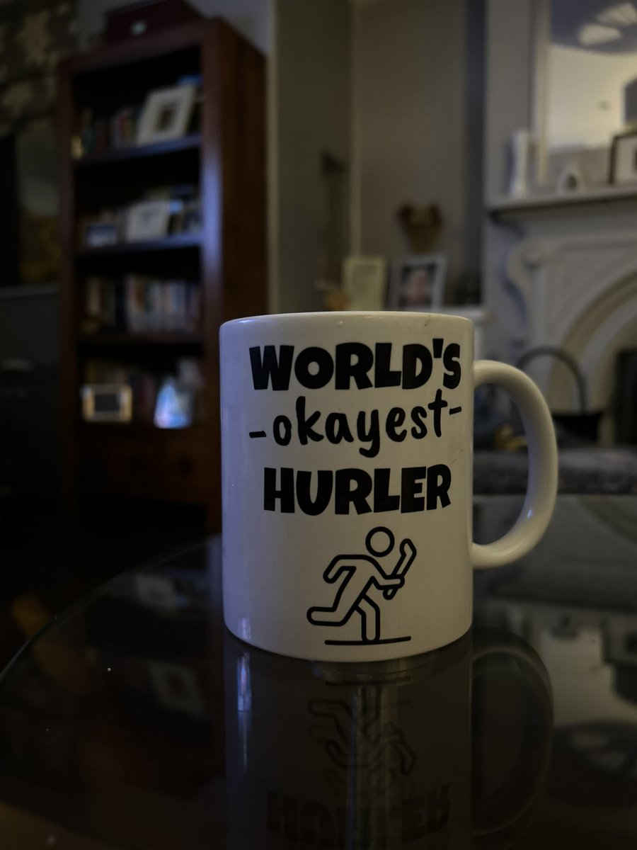 oliverlennon's tweet photo. A birthday present from my eldest daughter.  At the age of 50 plus something, I’m taking it as a compliment #hurling #birthday #getting_old #feeling_young https://t.co/LsfdOE0WW3