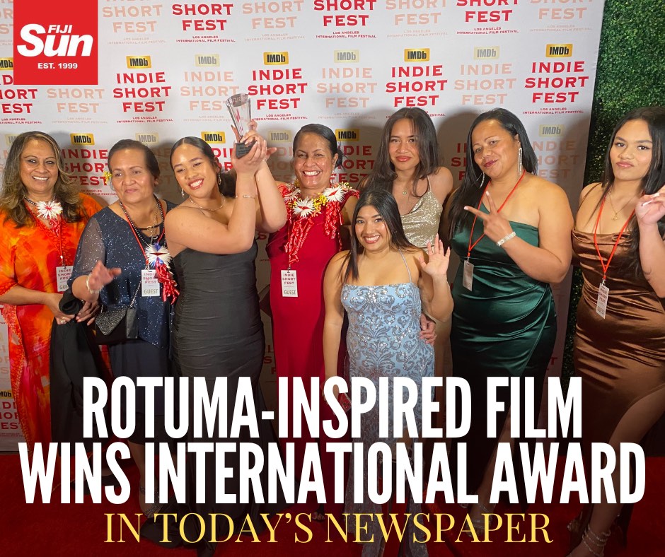 Filmmaker, Vilsoni Hereniko, has done it again❗️ His latest film - Sina ma Tinirau - won Best Animation Short of the Year at the Indie Short Fest, an international film festival based in Los Angeles. 🗞Grab a copy of the Fiji Sun today, for more. #FijiSun #FijiNews #Fiji