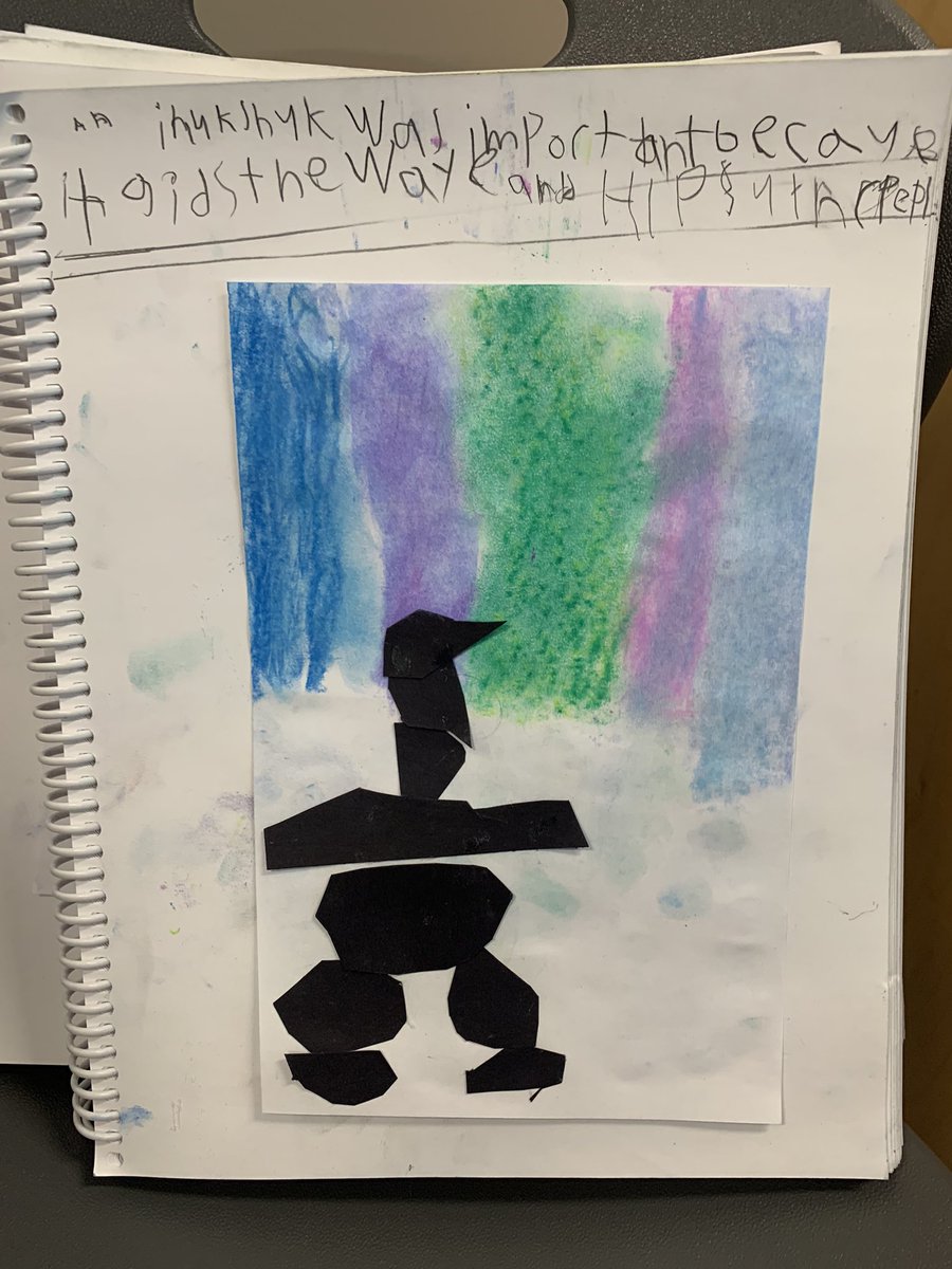 Grade 2 Buffalo Rubbing Stone School CBE tweet media