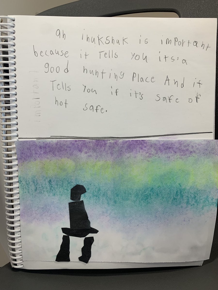 Grade 2 Buffalo Rubbing Stone School CBE tweet media