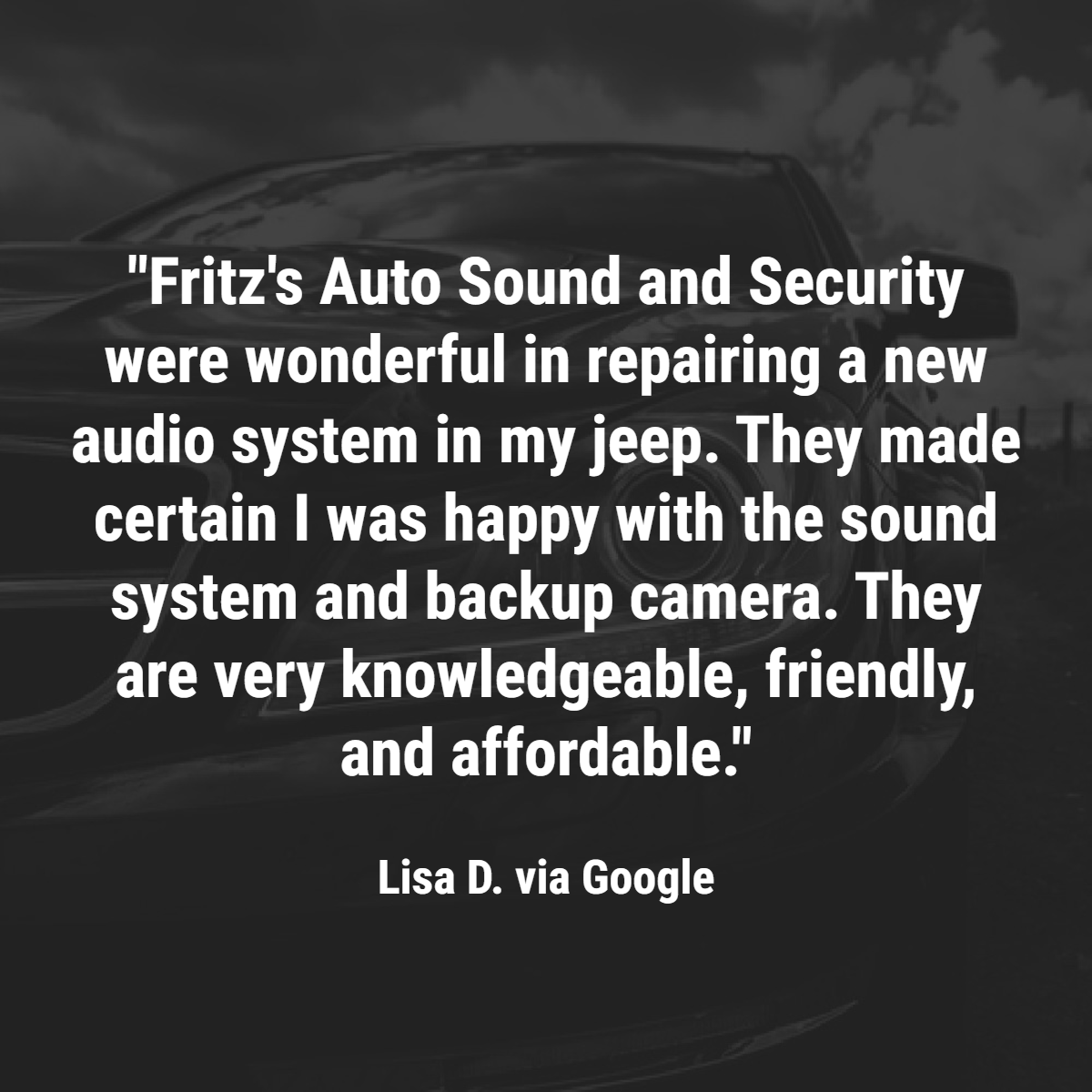 FritzsAutoSound's tweet image. When you trust us to get the job done right the first time, you don't need a plan B when it comes to repairs. #fritzs #AutoSound