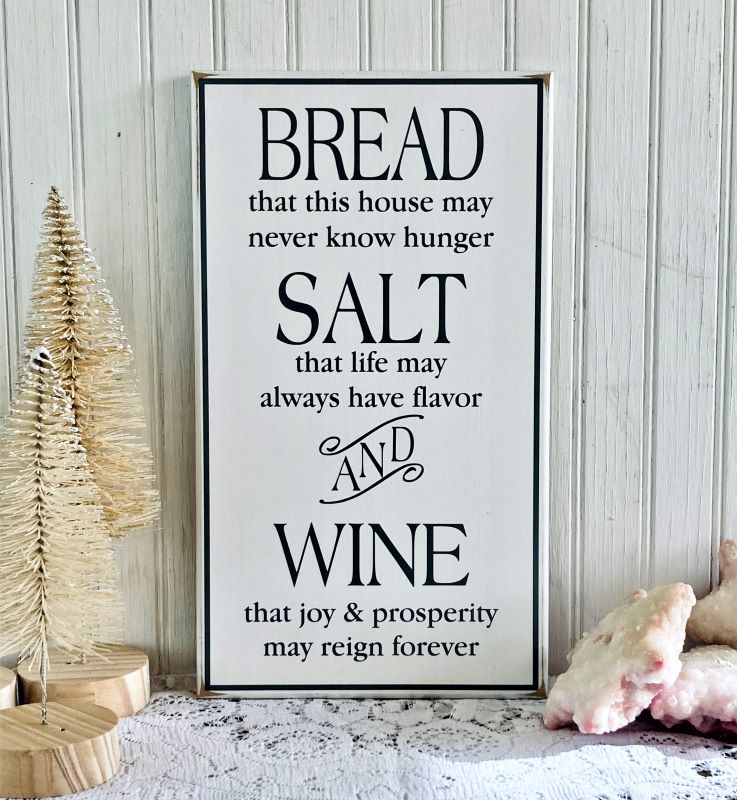 CountryWorkshp's tweet image. Bread Salt Wine Housewarming Sign #itsawonderfullife #houseblessing #handcrafted #tmtinsta countryworkshop.net/catalog.htm?it…