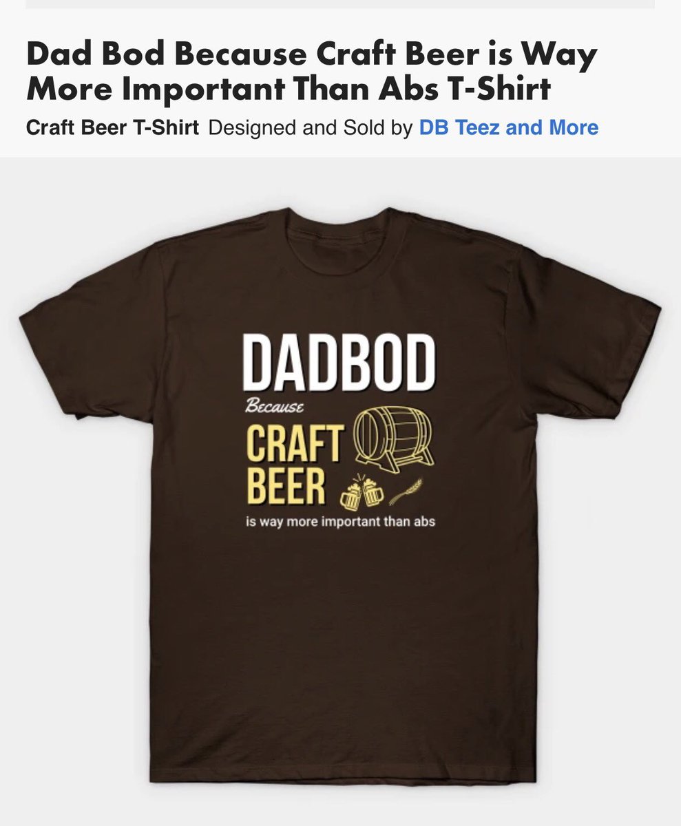 Don’t miss out. Join the REVOLUTION!

Over 90 different designs. Find the one that’s right for you. 

Store link: bit.ly/DBTeez

#craftbeer #beers #beerbelly #teepublic #teepublicdesign #tshirtdesign #beerlife #craftbeerlovers #beer #beercraft #beertwitter #beertwitter