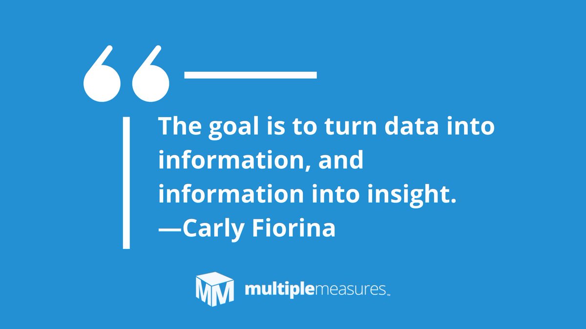 MultipleMeasure's tweet image. What an amazing quote! #datainformedinstruction