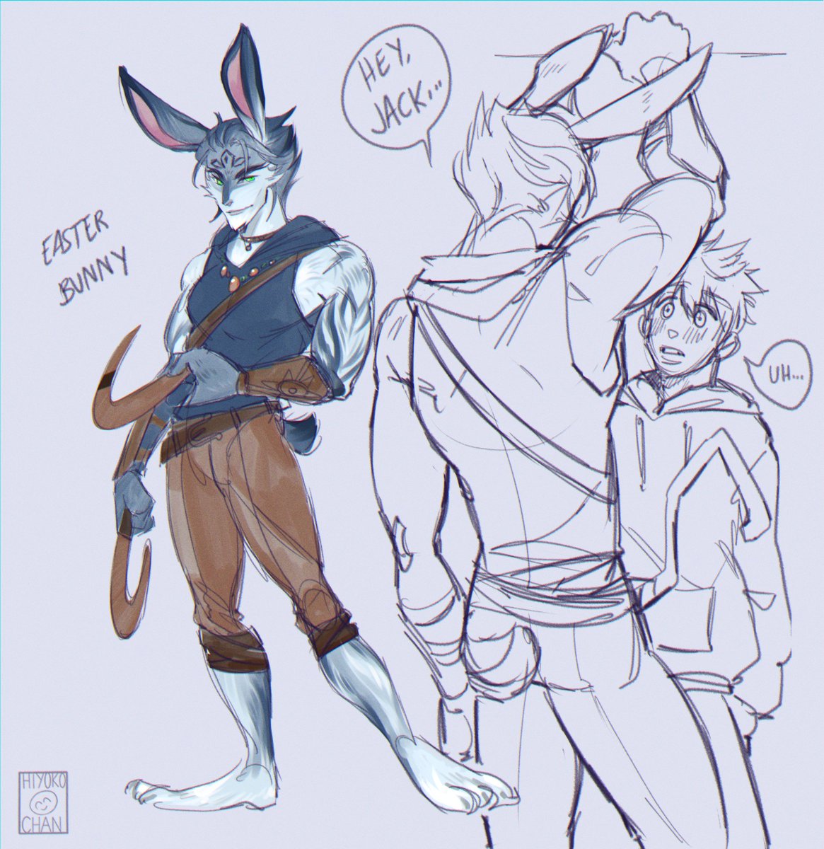 JIRO on Twitter "Easter Bunny x Jack Frost 💖 riseoftheguardians 