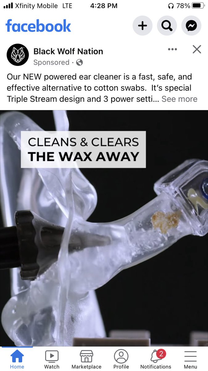 Faux_Faux_Faux's tweet photo. @RTRSPodcast @Michael_Levin @SpikeEskin I’ve never had a conversation about cleaning ears, but I do listen to your pod frequently. Now I’m getting these targeted ads on Facebook. Thank you! #Lickface #TTP https://t.co/As1P0pvv9K