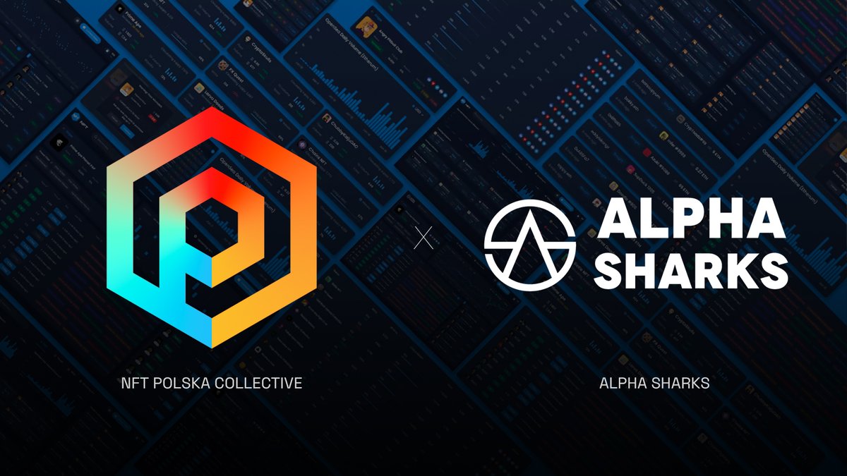 nftplcollective's tweet photo. NFT Polska Collective zostaje oficjalnym partnerem Alpha Sharks (@AlphaSharksNFT).

Odwiedź Discord NFT Polska Collective aby dowiedzieć się więcej na temat korzyści płynących ze współpracy dla członków Kolektywu. https://t.co/fJKDGx62Tz
