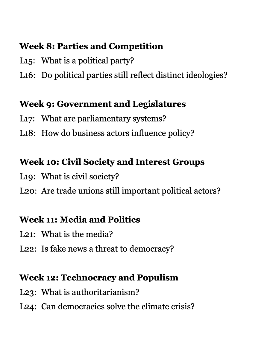 Aidan_Regan's tweet photo. What is political science?

The new syllabus for my @ucddublin @ucdpolitics 1st year undergrad introduction to political science module.

👇

https://t.co/yteQCfkQkb

#POL10160 https://t.co/BcOQ0o2cvc