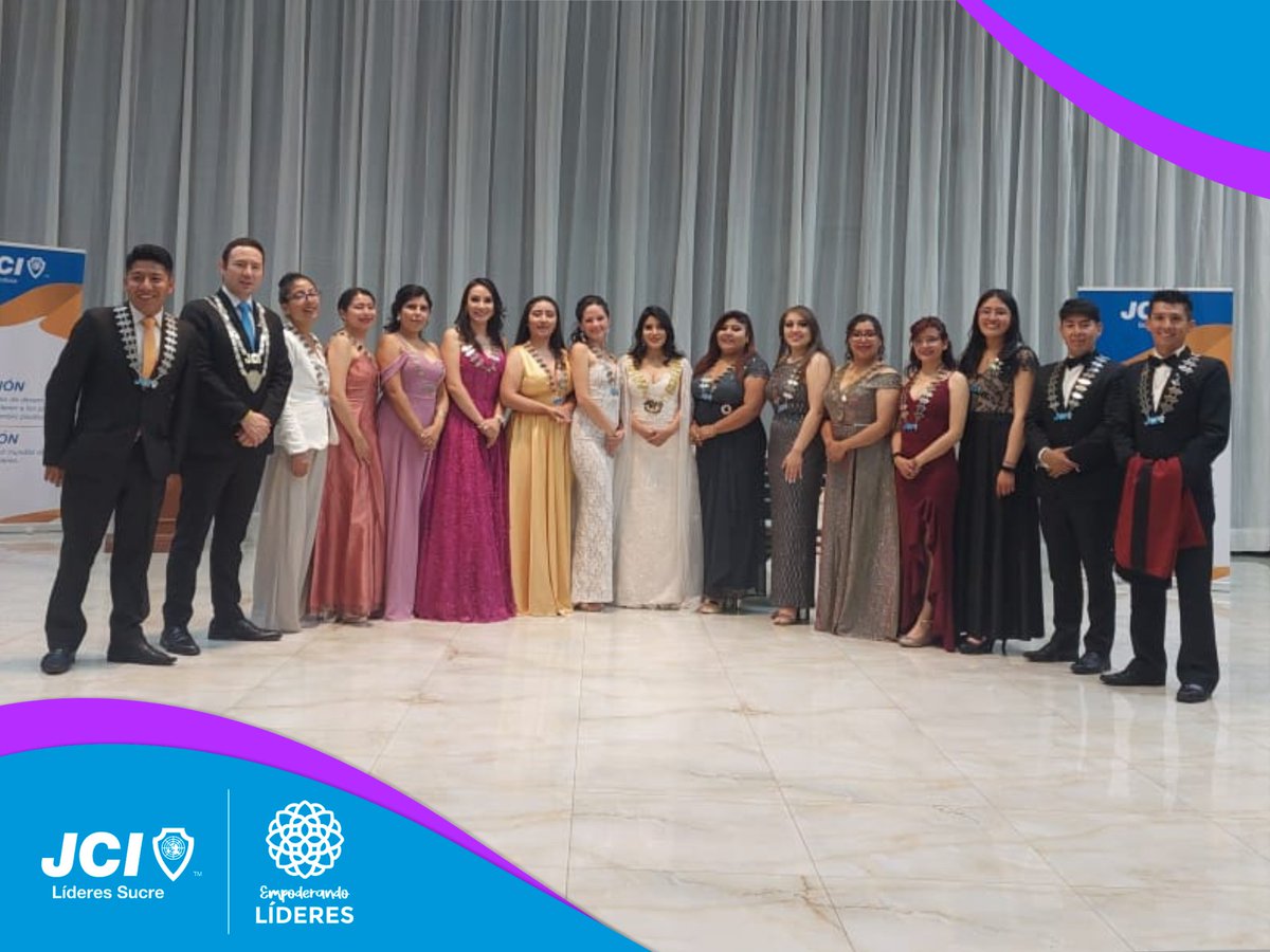 JCILideresSucre's tweet photo. 💪🏵 Nuestra Presidente Local @RebeBSz  estuvo presente en la Transmisión de Mando Nacional 2023 de la JCI Bolivia.
#JCI #JCIBolivia #JCILíderesSucre
#EmpoderandoLíderes #Empoderamiento #Liderazgo
#PRICEJCIBo5 #PRICEJCIBo6 https://t.co/6aXWiB8jkc