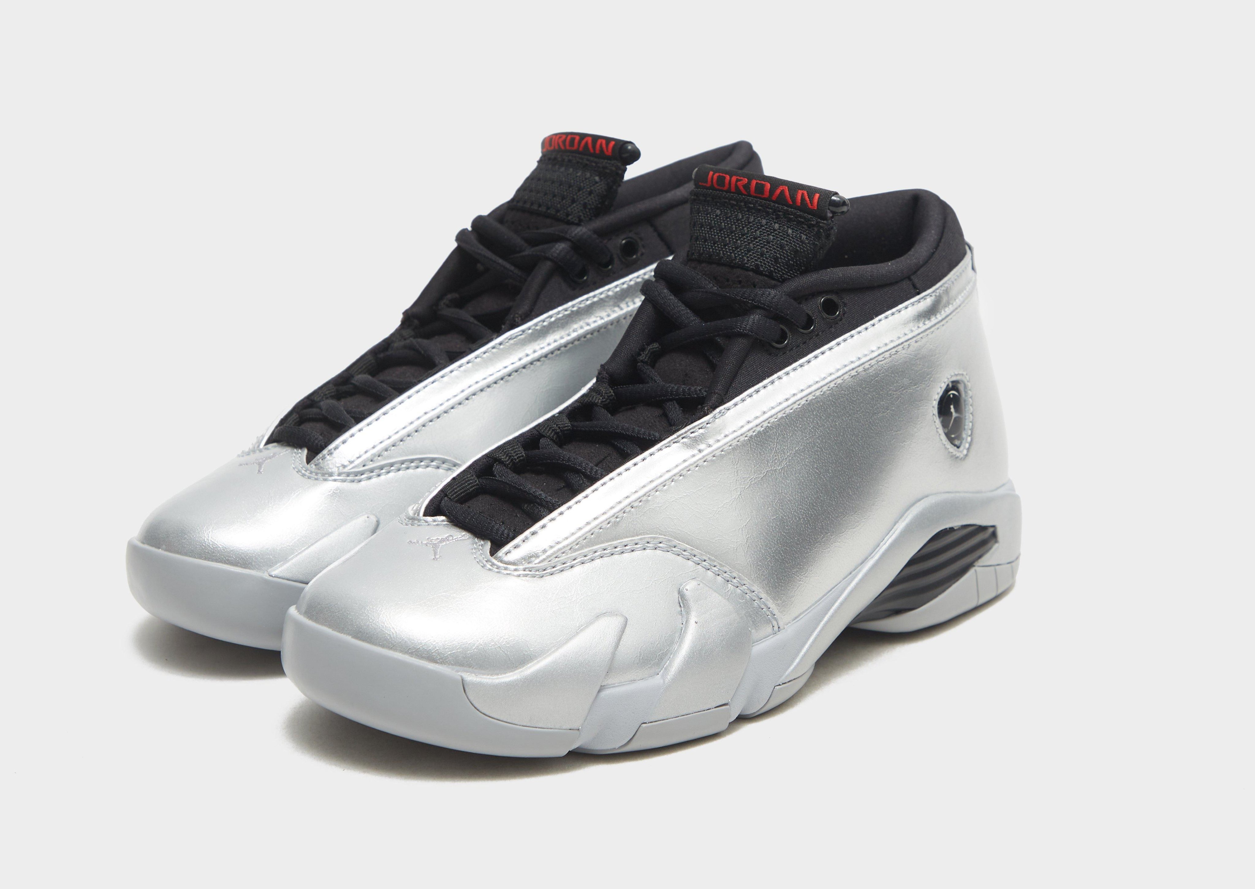 Air Jordan 14 Low WMNS Metallic Silver