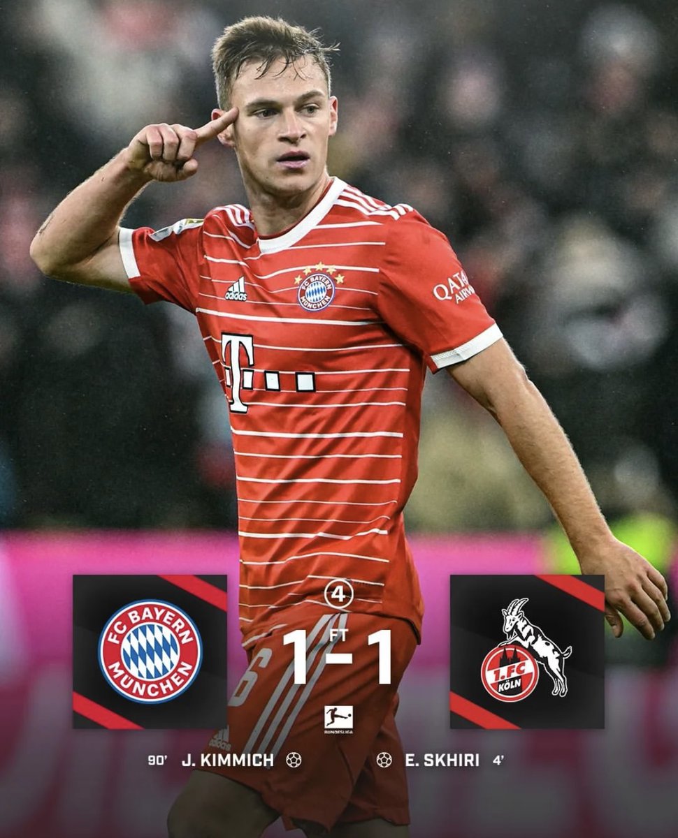 Kimmich's stunner rescues a point for Bayern 🦸‍♂️