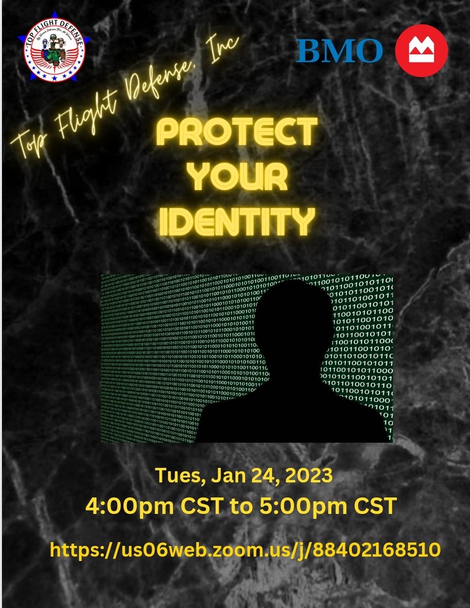 CassT4MVA2017's tweet photo. Join us at 4pm today as we discuss protecting your identity! https://t.co/gCJyWQpvEb