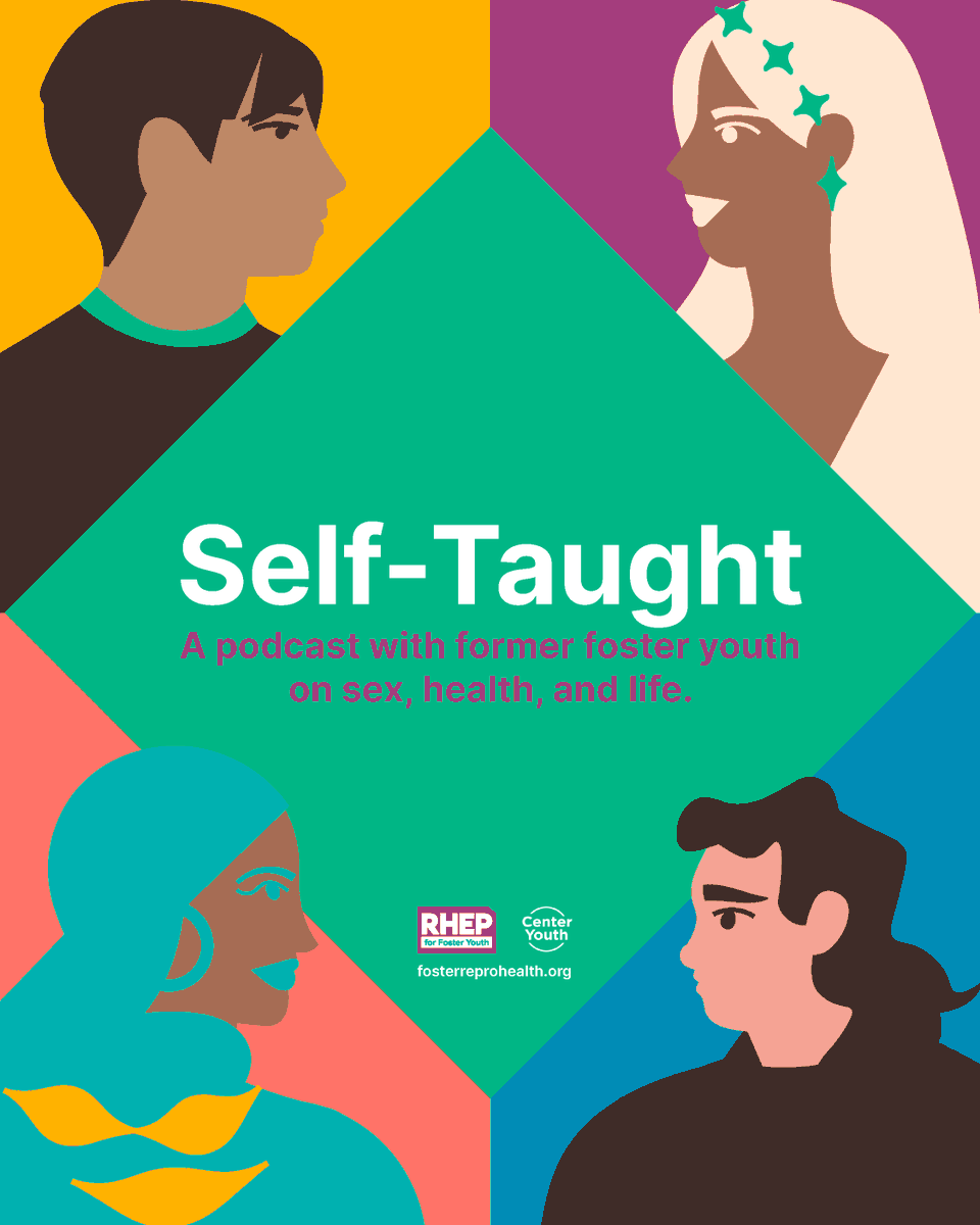 In foster care, there aren’t always adults to reliably answer your burning questions on relationships, sex &amp; #reprohealth. That’s why former foster youth are bringing those conversations to you in RHEP’s new podcast, #SelfTaught. Stream it now: rhep.info/selftaught-pod… #RHEP #NCYL