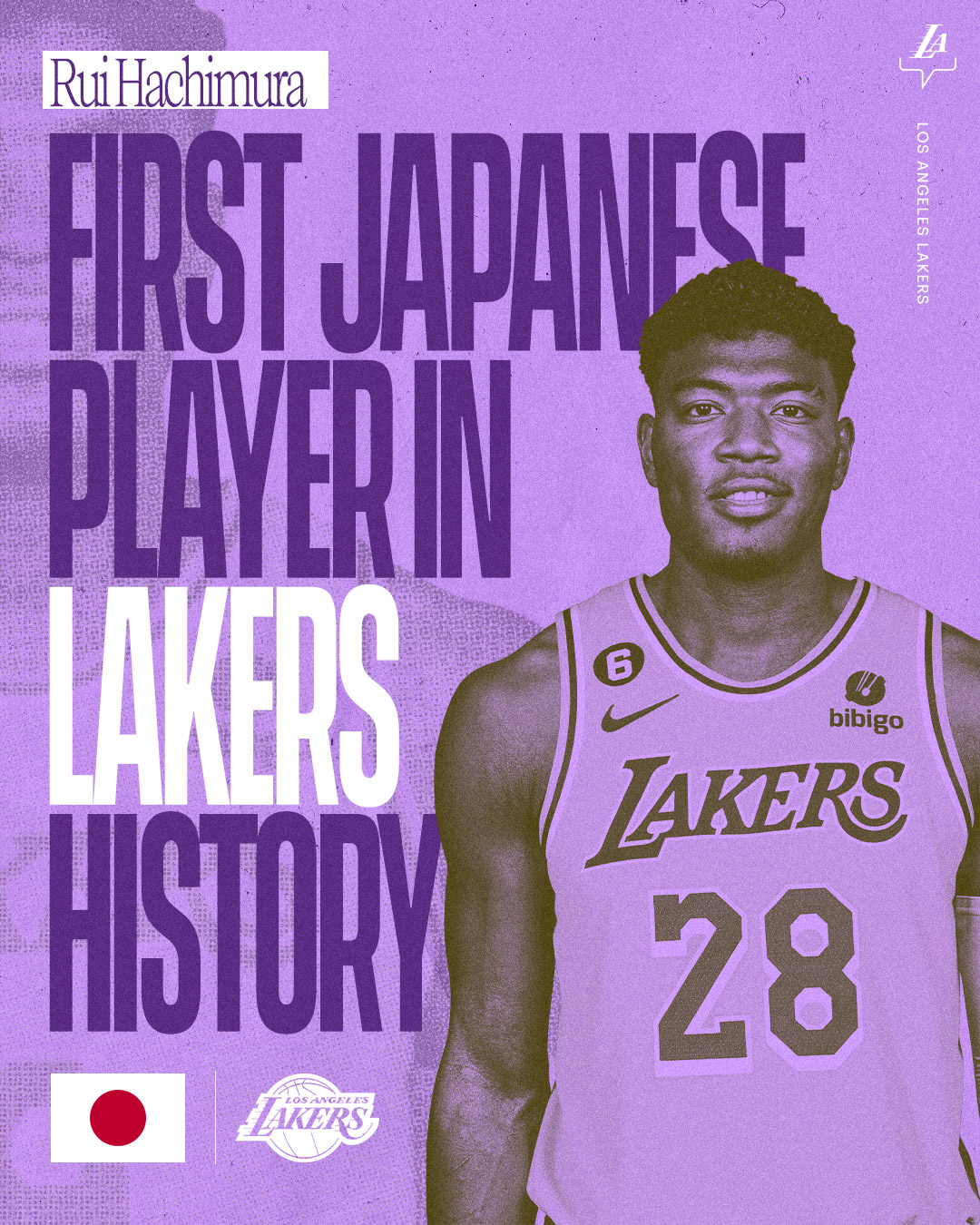激レア NBA レイカーズ Lakers 八村塁 バスケ USA製 L