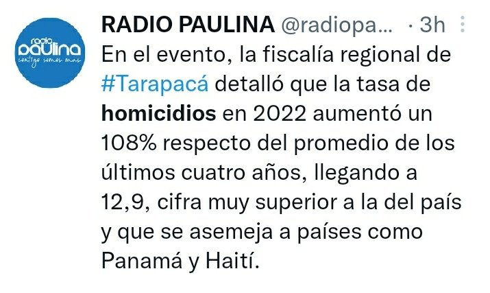 MissChile007's tweet photo. @aguilo_sergio La fiscalía de Tarapacà acaba de entregar esta info. Ni los medios ni la "sensación" de la gente. LA FISCALÍA!! con datos concretos. Miren al norte mejor antes que sea demasiado tarde.  #iquique https://t.co/k6jzSgHgdc