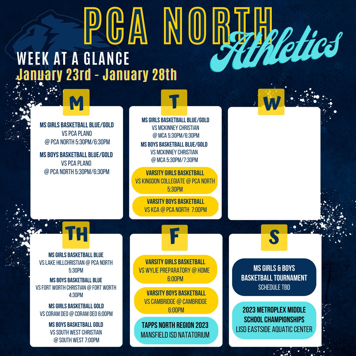 BUSY BUSY week for our Lions! #pcanorthlions #pcanorth