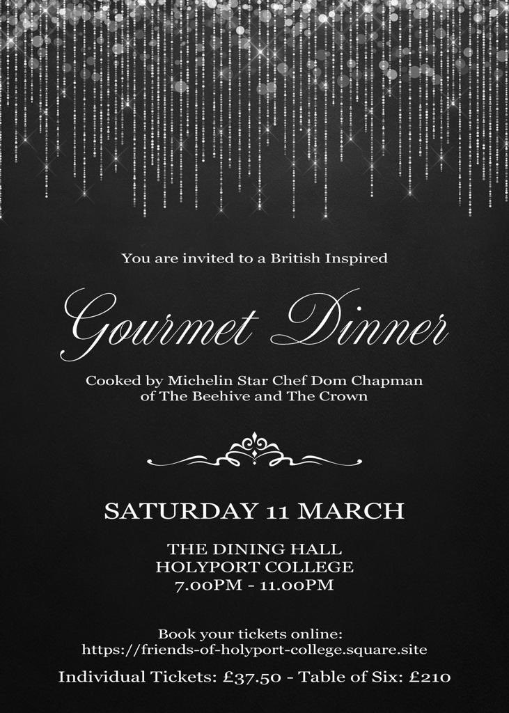 We’ve sold over half the tickets already! It’s going to be a great evening of delicious food, fun and friends @holyportcollege click here to book yours …iends-of-holyport-college.square.site