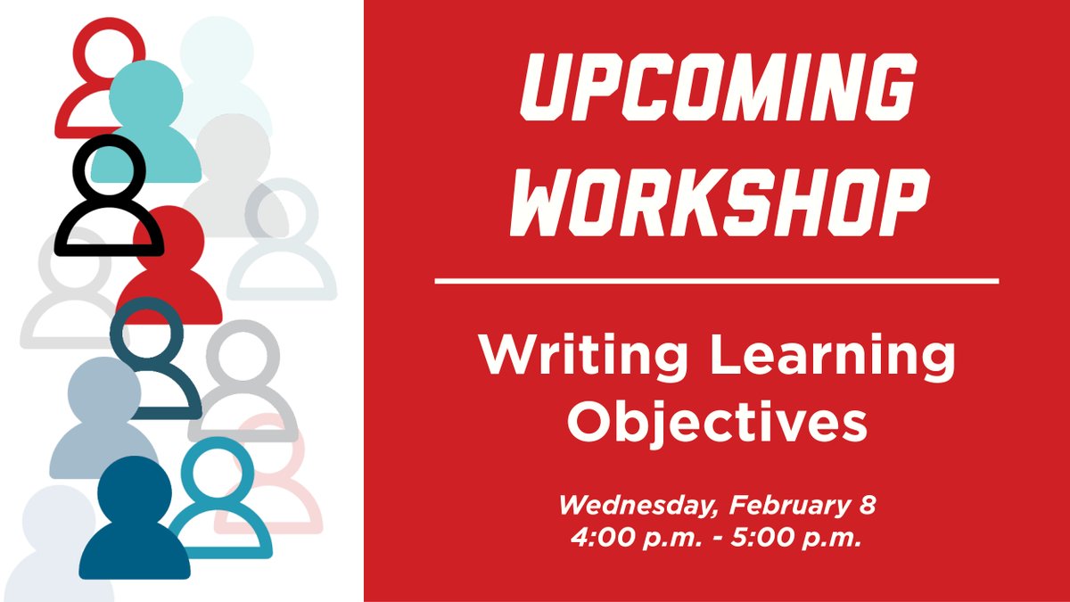 Teaching Assistants - Join @UNLGradStudies for their workshop Writing Learning Objectives. This workshop will count toward CIRTL Certification. Learn more and register at events.unl.edu/gradstudies/20…