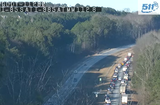 511Georgia's tweet photo. 🚨ALERT GWINNETT CO.🚨

There is an aircraft on I-985 N past I-85. leaving all lanes blocked. Avoid travel in this direction and use alt. routes.

Call 511 for updates and follow the incident here: https://t.co/zU0FqzHhA7 https://t.co/u4BVUFiS3g