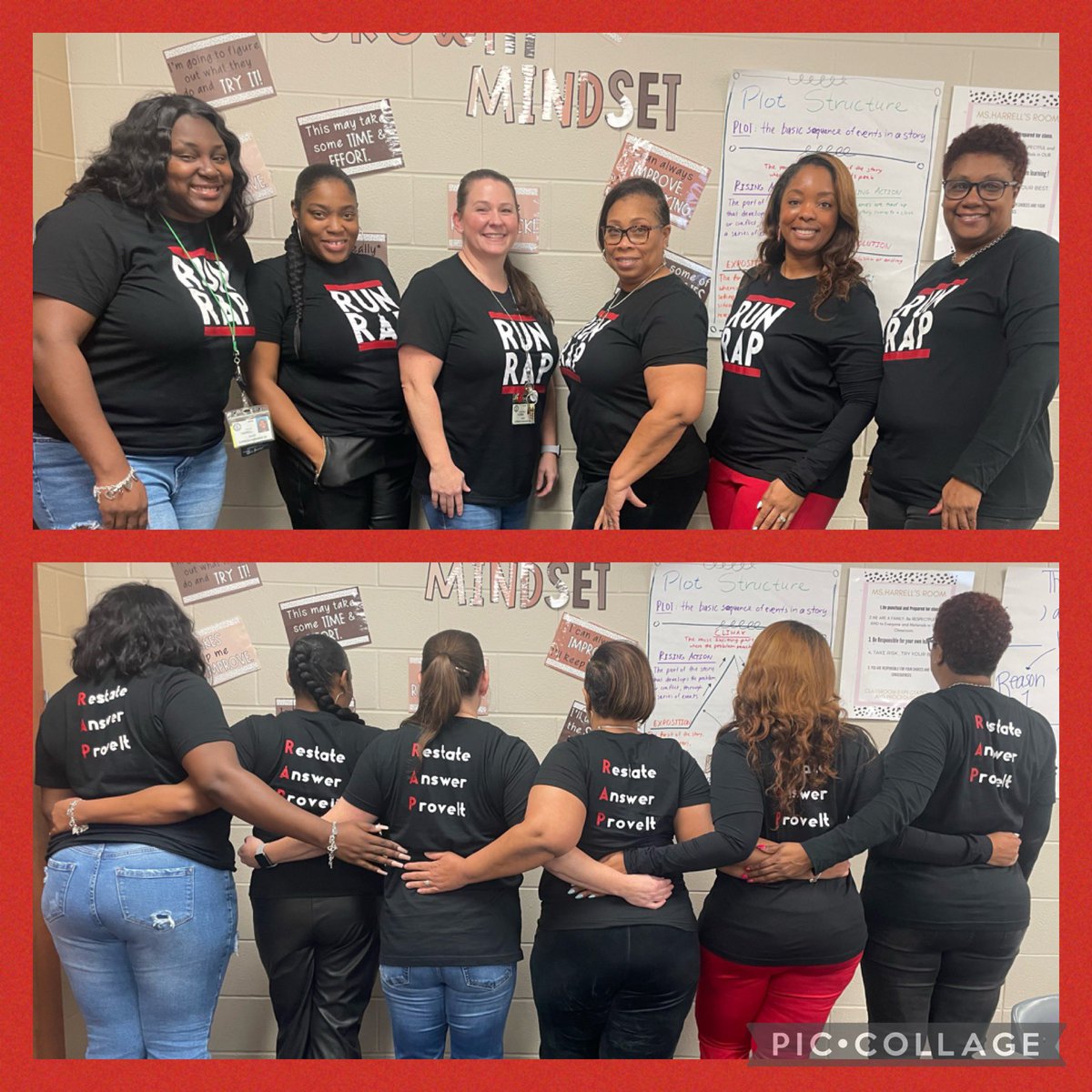 8th grade RLA is Running RAP with our SCR shirts! 
#everyknighteveryday 
<a href="/MsBlount6/">Ms. Blount M.Ed</a> <a href="/FloresSheerah/">Sheerah Flores</a> <a href="/mmwilson1/">Michelle M Wilson</a> <a href="/joshuadan/">Joshua Carroll</a> <a href="/Denishia_Nick/">Denishia Nickerson</a> <a href="/kahlams/">Kahla Middle School</a>