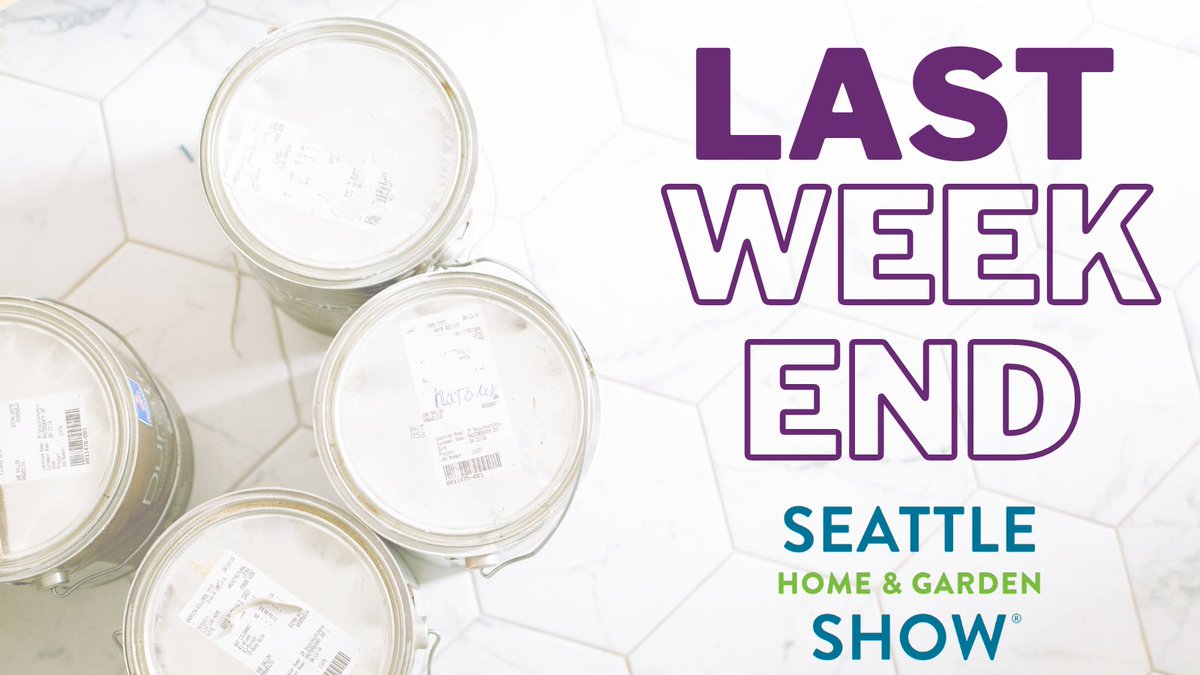 Come see us before it’s over! This is the last weekend of the Seattle Home &amp; Garden show. Check out hundreds of home
and garden displays plus daily home improvement seminars. 

It’s not too late to get your tickets ➡️ seattlehomeshow.com

#SeattleHomeShow #Seattle #LumenField