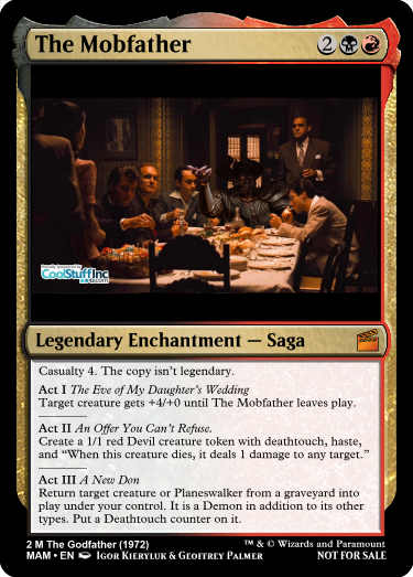 BNegatron's tweet photo. When Ob Nixilis makes an unscheduled stop on New Capenna, he finds himself at the center of an emerging crime family.
The Mobfather
Ob Nixilis by Igor Kieryluk
Alter by @livingcardsmtg
Sponsored by @CoolStuffInc
#MagicAtTheMovies #MagicTheGathering #MTGSNC https://t.co/w2Yr2Fo9nU
