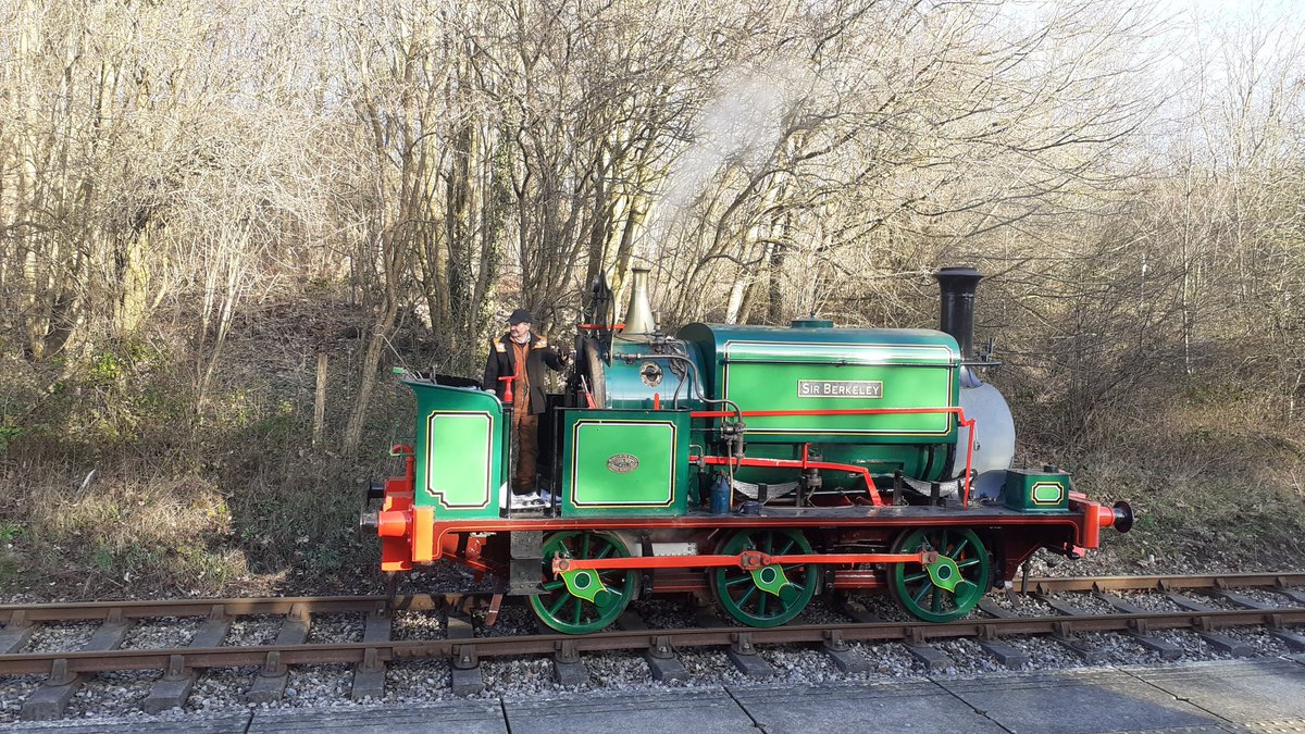 The @vct_ingrow locomotive Sir Berkeley ran light engine to Park Halt the other Sunday, which was an important milestone in its overhaul. This did show a few issues that will be addressed during our winter maintenance but the engine should be available to be used in the Spring.