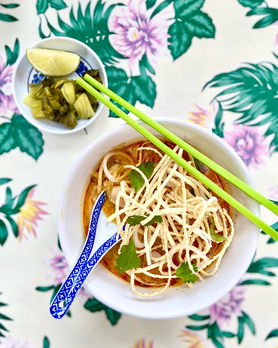 The best part about Winter in Mpls? Khao Soi is back on the menu! Warm up with a bowl of your favorite Northern Thai chicken curry noodle soup with egg noodles &amp; crispy fried noodles. Top it with pickled mustard greens if you know what’s good. 🍜